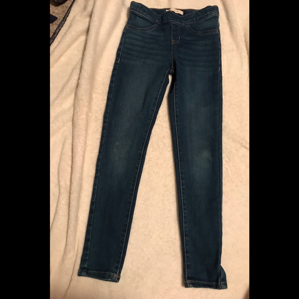 Levi denim , skinny leggings (size 8 girls)